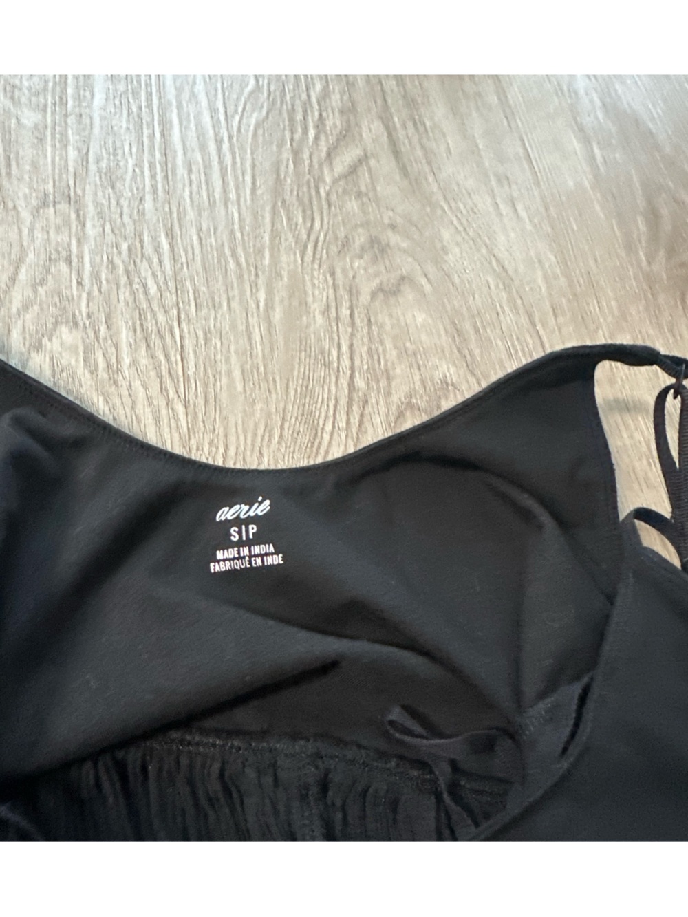 Aerie At The Barre Midi Dress True Black Small - Picture 7 of 7